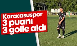 Karacasuspor 3 puanı 3 golle aldı