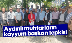 Aydınlı muhtarların kayyum başkan tepkisi
