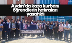 Aydın'da kaza kurbanı öğrencilerin hatıraları yaşatıldı
