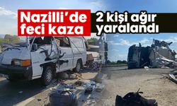 Nazilli’de feci kaza: 2 kişi ağır yaralandı