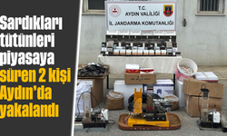 Sardıkları tütünleri piyasaya süren 2 kişi Aydın'da yakalandı