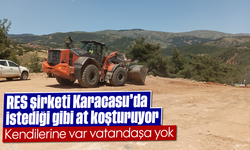 RES şirketi Karacasu'da istediği gibi at koşturuyor: Kendilerine var, vatandaşa yok