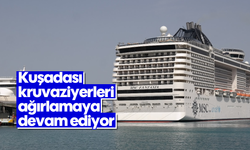 Kuşadası kruvaziyerleri ağırlamaya devam ediyor