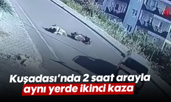 Kuşadası’nda 2 saat arayla aynı yerde ikinci kaza