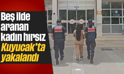 Beş ilde aranan kadın hırsız Kuyucak'ta yakalandı