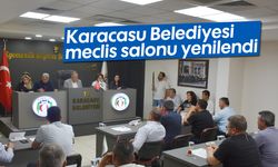 Karacasu Belediyesi meclis salonu yenilendi