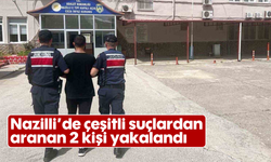 Nazilli'de çeşitli suçlardan aranan 2 kişi yakalandı