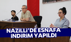Nazilli’de esnafa indirim yapıldı