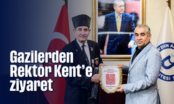 Gazilerden Rektör Kent’e ziyaret