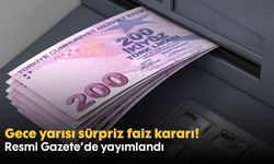 Gece yarısı sürpriz faiz kararı! Resmi Gazete'de yayımlandı
