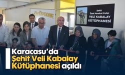 Karacasu'da Şehit Veli Kabalay Kütüphanesi açıldı