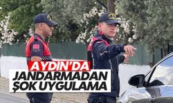 Aydın'da jandarmadan şok uygulama