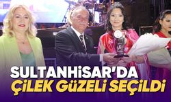 Sultanhisar'da çilek güzeli seçildi