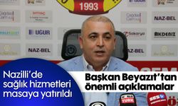 Nazilli'de sağlık hizmetleri masaya yatırıldı: Başkan Beyazıt'tan önemli açıklamalar