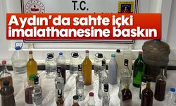 Aydın’da sahte içki imalathanesine baskın