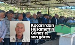 Koçarlı'dan Hüsamettin Güneş'e son görev