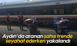 Aydın’da aranan şahıs trende seyahat ederken yakalandı