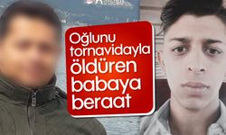Oğlunu tornavidayla öldüren babaya beraat