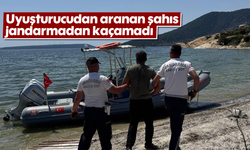 Uyuşturucudan aranan şahıs jandarmadan kaçamadı
