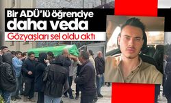 Bir ADÜ'lü öğrenciye daha veda: Gözyaşları sel oldu aktı