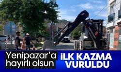 Yenipazar'a hayırlı olsun: İlk kazma vuruldu