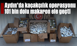 Aydın’da kaçakçılık operasyonu: 101 bin dolu makaron ele geçti