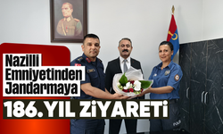 Nazilli Emniyetinden Jandarmaya 186. yıl ziyareti