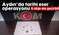 Aydın’da tarihi eser operasyonu: 6 obje ele geçirildi