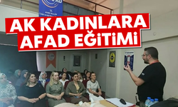 AK kadınlara AFAD eğitimi