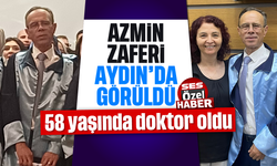 Azmin zaferi Aydın'da görüldü: 58 yaşında doktor oldu