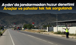 Aydın'da jandarmadan huzur denetimi: Araçlar ve şahıslar tek tek sorgulandı