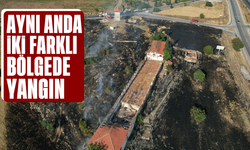 Aynı anda iki farklı bölgede yangın