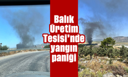 Balık Üretim Tesisi'nde yangın paniği