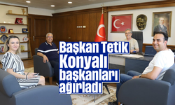 Başkan Tetik, Konyalı başkanları ağırladı