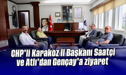 CHP'li Karakoz, İl Başkanı Saatçi ve Atlı'dan Gençay’a ziyaret