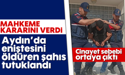 Mahkeme kararını verdi: Aydın'da eniştesini öldüren şahıs tutuklandı