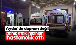 Aydın'da deprem değil, panik atak insanları hastanelik etti