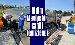 Didim Mavişehir sahili temizlendi