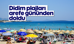 Didim plajları arefe gününden doldu