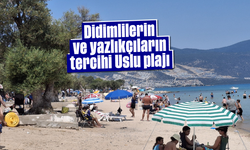 Didimlilerin ve yazlıkçıların tercihi Uslu plajı
