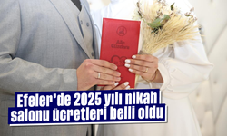 Efeler’de 2025 yılı nikah salonu ücretleri belli oldu: İşte fiyatlar