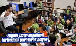Engelli yazar engelleri farkındalık yaratarak aşıyor