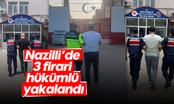 Nazilli’de 3 firari hükümlü yakalandı