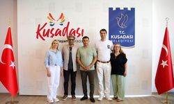 Gazeteci Pehlivan ve Terkoğlu'ndan Başkan Günel'e nezaket ziyareti