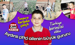 Aydınlı çiftçi ailenin büyük gururu.: Sınava tarlada çalıştı, Türkiye birincisi oldu