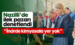 Nazilli'de ilek pazarı denetlendi