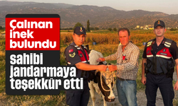 Çalınan inek bulundu, sahibi jandarmaya teşekkür etti