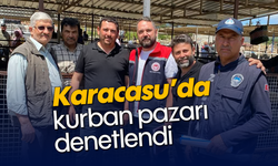 Karacasu'da kurban pazarı denetlendi