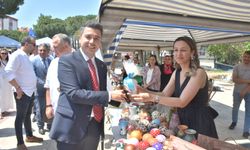 Karacasu'da Halk Eğitim kursiyerleri hünerlerini sergiledi
