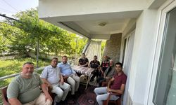 Karacasu'da şehit aileleri unutulmadı